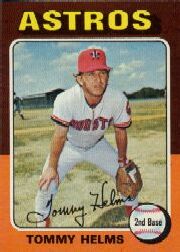 1975 Topps Baseball Cards      119     Tommy Helms